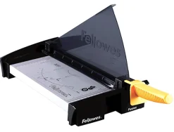 Cisaille fellowes fusion a4 capacité coupe 10f presse manuelle protection safecut coupe rabattable 550x210x65omm