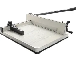 Cisaille q-connect kf14297 manuelle professionnelle longueur coupe 430mm capacite 400 feuilles
