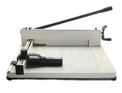 Cisaille q-connect kf14297 manuelle professionnelle longueur coupe 430mm capacite 400 feuilles
