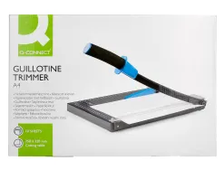 Cisaille q-connect métal format a4 capacité coupe 10f pression manuelle 60x300x350mm