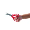 Ciseau scolaire faibo droitier anneaux asymetriques bouts ronds 13.5cm