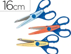 Ciseaux à cranter liderpapel 3 types de coupe zig-zag/petite onde/grande onde 16cm