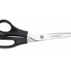 Ciseaux bureau q-connect économique gaucher lames inox 210mm branches gainées abs bouts pointus coloris noir