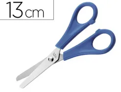 Ciseaux écolier économique bouts ronds lames graduées inox droitiers 13cm