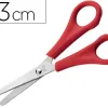 Ciseaux écolier économique bouts ronds lames graduées inox gauchers 13cm