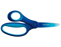 Ciseaux enfant fiskars soft grip ombres 15cm 8+ gaucher coloris bleu & violet