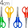 Ciseaux liderpapel 5/8 ans économique lames acier inoxydable pointe arrondie anti-coupe 140mm pochette