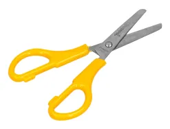 Ciseaux liderpapel 5/8 ans économique lames acier inoxydable pointe arrondie anti-coupe 140mm pochette