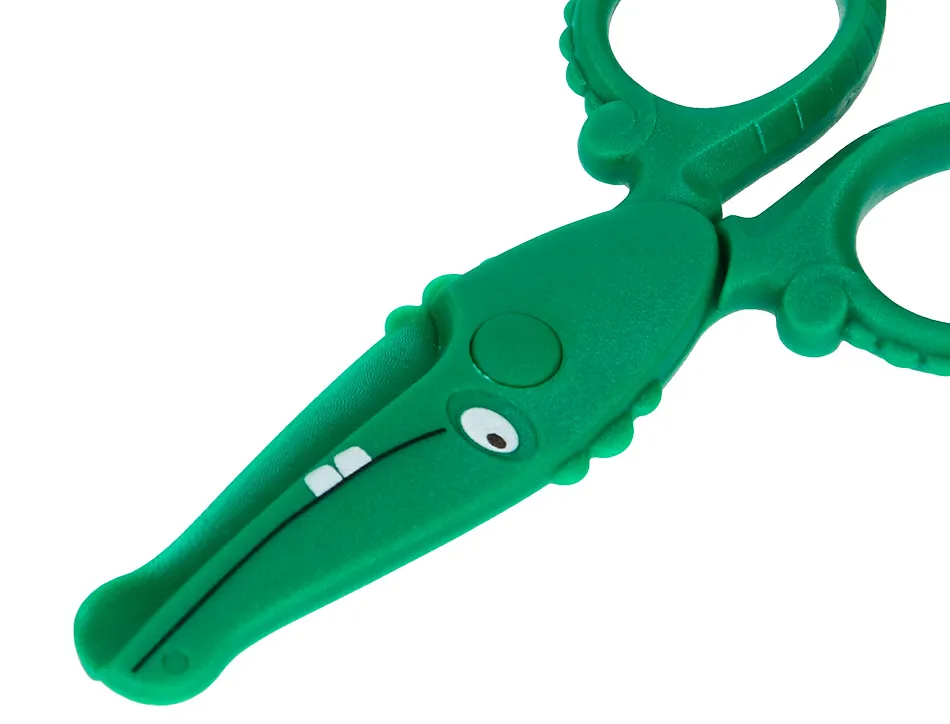 Ciseaux liderpapel 2-5ans lames plastiques bouts ronds ne coupent ni cheveux ni vetements longueur 12cm
