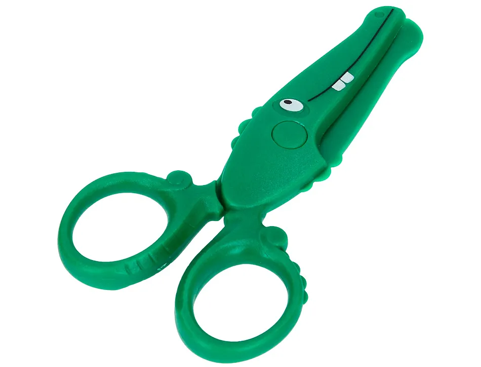 Ciseaux liderpapel 2-5ans lames plastiques bouts ronds ne coupent ni cheveux ni vetements longueur 12cm