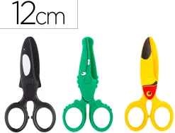 Ciseaux liderpapel 2-5ans lames plastiques bouts ronds ne coupent ni cheveux ni vetements longueur 12cm
