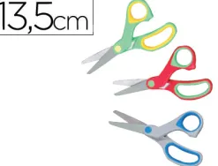 Ciseaux liderpapel asymétrique pointe arrondie anti-coupe manche ergonomique 135mm