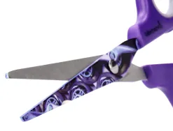 Ciseaux liderpapel décor 5/8 ans lames acier inoxydable décorées pointe arrondie anti-coupe 160mm