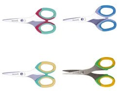 Ciseaux liderpapel toucher soft anneaux souples 135mm