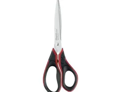 Ciseaux maped advanced gel acier inoxydable 210mm bouts pointus asymétrique poignées gel soft coloris rouge/noir