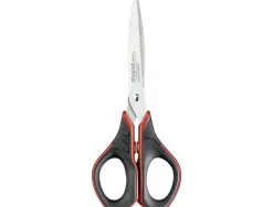 Ciseaux maped advanced gel lames acier inoxydable 170mm bouts pointus coloris rouge/noir