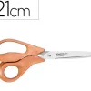 Ciseaux maped advanced wood anneaux ergonomiques lames acier anneaux en bois gaucher 21 cm