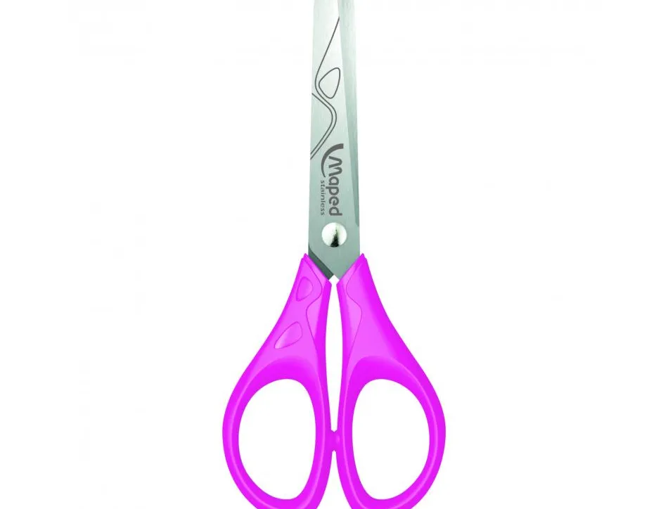 Ciseaux scolaires essentials 13 cm maped bouts ronds lames inox droitier