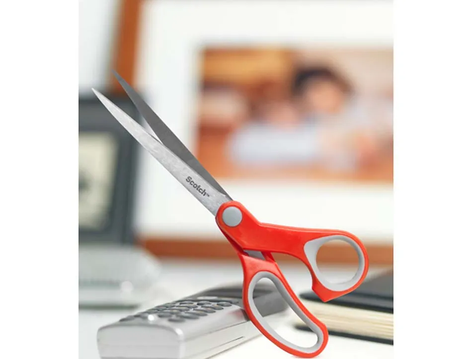 Ciseaux scotch confort inox ambidextres 20 cm