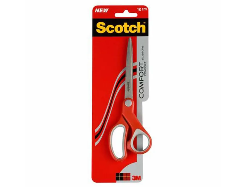 Ciseaux scotch confort inox ambidextres 20 cm