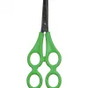 Ciseaux wonday pedago 13cm lames acier inox bouts ronds 4 anneaux symetriques