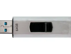 Clé usb q-connect 3.0 64gb lecture175mb/s écriture 60mb/s rétractable interface superspeed 3.0 compatible usb 2.0