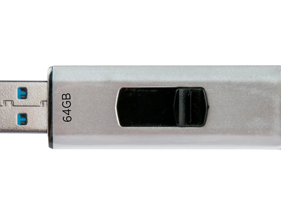 Clé usb q-connect 3.0 64gb lecture175mb/s écriture 60mb/s rétractable interface superspeed 3.0 compatible usb 2.0
