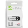 Clé usb q-connect 2.0 32gb vitesse lecture 18mb/s écriture 12mb/s capuchon rotatif