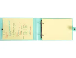 Classeur 2 anneaux bristol polypropylene a5 2/30mm assortiment pastel