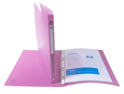 Classeur 4 anneaux exacompta forever young polypropylene a4 4/15mm assortiment