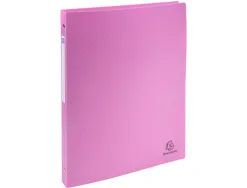Classeur 4 anneaux exacompta forever young polypropylene a4 4/15mm assortiment