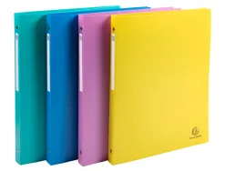 Classeur 4 anneaux exacompta forever young polypropylene a4 4/15mm assortiment