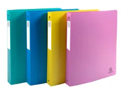 Classeur 4 anneaux exacompta forever young polypropylene a4 4/30mm assortiment
