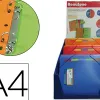 Classeur 4 anneaux élastique présentoir 12 unités