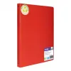 Classeur 4 anneaux polypro recycle office plast dos 20mm coloris rouge