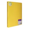 Classeur 4 anneaux polypro recycle office plast dos 20mm coloris jaune