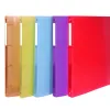 Classeur 4 anneaux polypro office plast couverture souple 32x25 dos 20mm 5 coloris assortis
