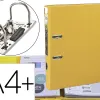 Classeur à levier exacompta prem'touch a4+ polypropylène dos 50mm coloris jaune