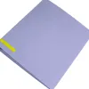 Classeur a levier liderpapel a4 color system dos de 80 mm coloris lavande
