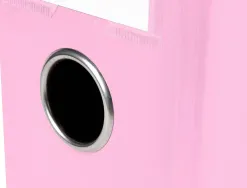 Classeur a levier liderpapel a4 color system dos de 80 mm coloris rose