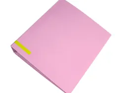Classeur a levier liderpapel a4 color system dos de 80 mm coloris rose