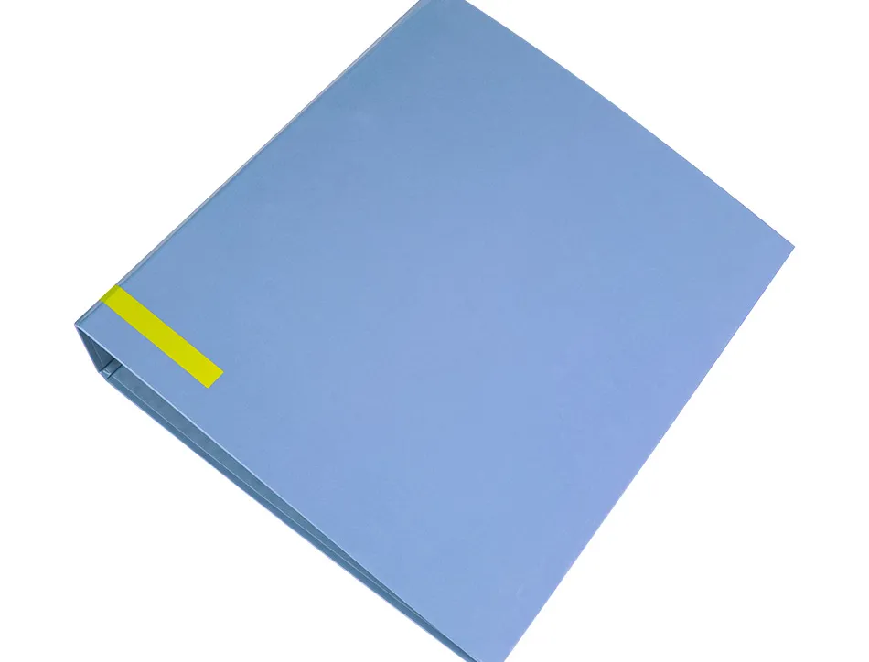 Classeur a levier liderpapel a4 color system dos de 80 mm coloris bleu ciel