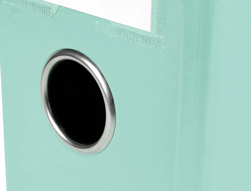 Classeur a levier liderpapel a4 color system dos de 80 mm coloris menthe