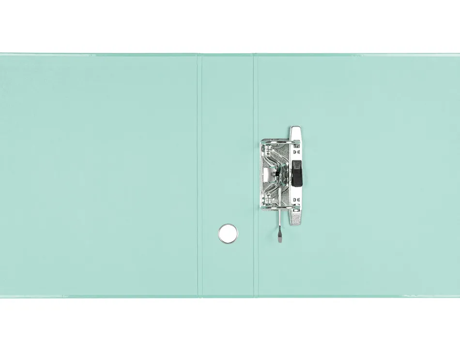 Classeur a levier liderpapel a4 color system dos de 80 mm coloris menthe