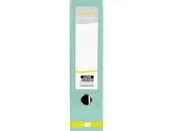 Classeur a levier liderpapel a4 color system dos de 80 mm coloris menthe
