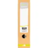 Classeur a levier liderpapel a4 color system dos de 80 mm coloris peche