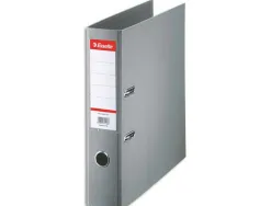 Classeur a levier standard esselte format a4 7,5 cm polypropylene coloris gris