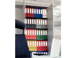 Classeur a levier standard esselte format a4 7,5 cm polypropylene coloris gris