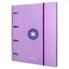 Classeur antartik 4 anneaux ronds 40mm a4 carton rembordé feuillets mobiles q5x5 colorislavande