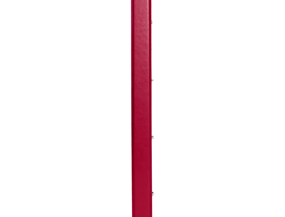 Classeur antartik 4 anneaux ronds 25mm a4 carton remborde feuillets mobiles 5x5 framboise
